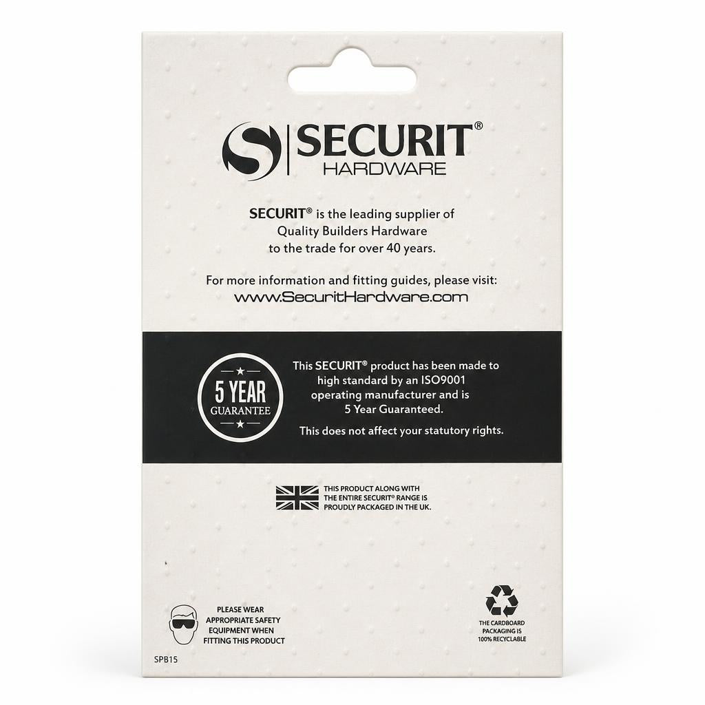 Securit Hardware 75mm RH Rising Butt Hinge packaging back