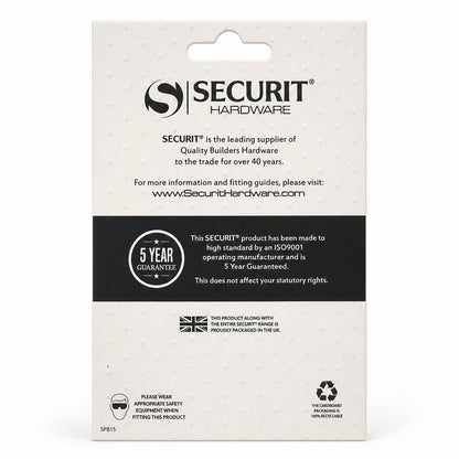 Securit Hardware 75mm RH Rising Butt Hinge packaging back