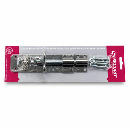 Side view of Securit 160mm Padlock Bolt package