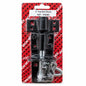 Ironworks 4" Pad Bolt Black IPB4BC in packaging