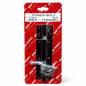 Packaging of Iron Works Tower Bolt 4" Black with visible branding and size