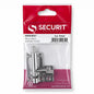 Front view of Securit Chrome Plated Door Bolt packaging