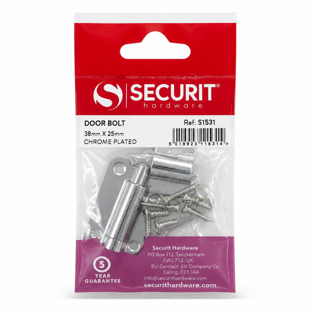 Securit Door Bolt packaging front view