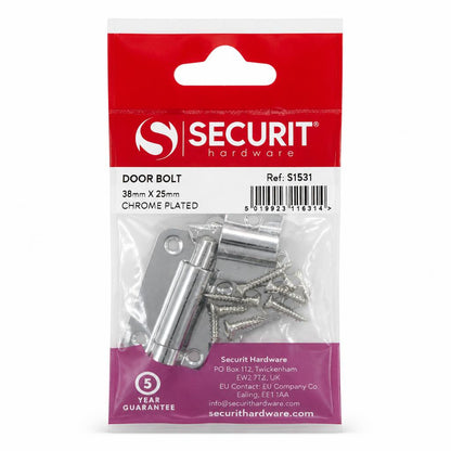 Securit Door Bolt packaging front view