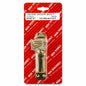 Iron Works Slide Door Bolt packaging showing brass bolt