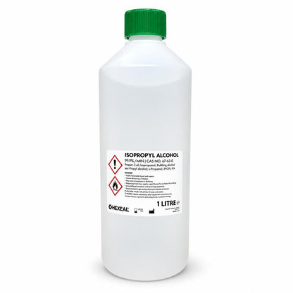 Hexeal Isopropyl Alcohol 1 Litre bottle with green cap