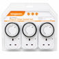 Kingavon 3pc 24 Hour Plug-In Timer Socket Set packaging front
