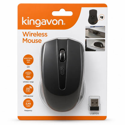 Kingavon Wireless Mouse packaging front