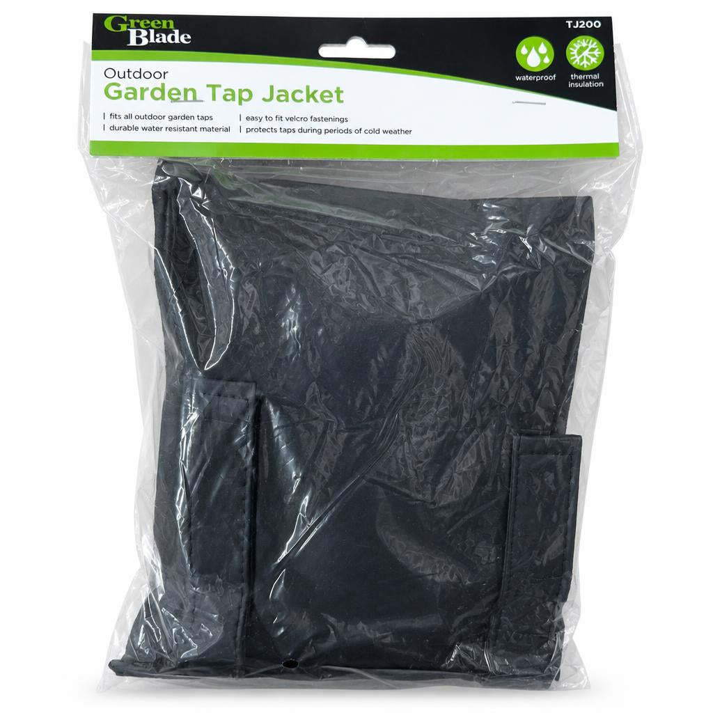 Front packaging of Green Blade Outdoor Garden Tap Jacket