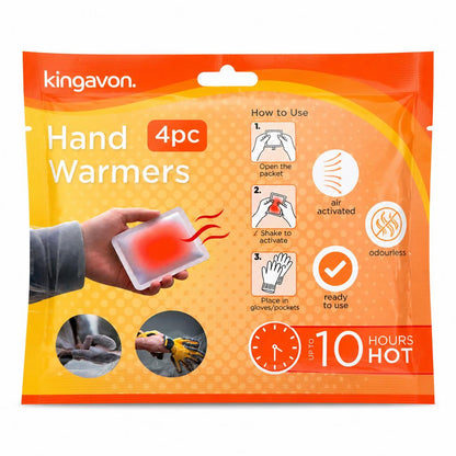 Kingavon Hand Warmers 4pc packaging front