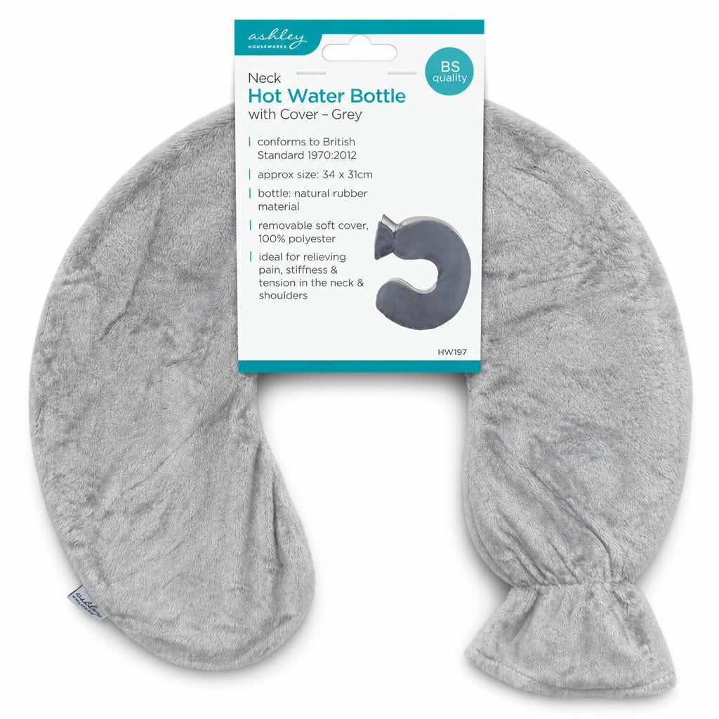 Front of Ashley Neck Hot Water Bottle with Cover