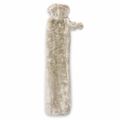 Country Club Faux Fur Hot Water Bottle back view