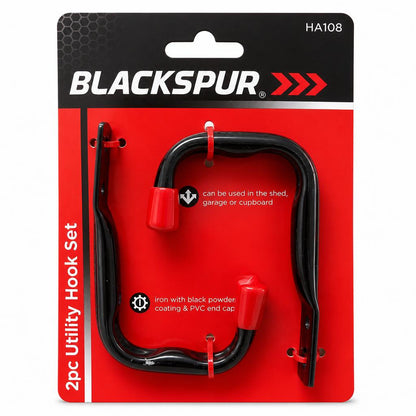 Blackspur 2pc Utility Hook Set packaging front
