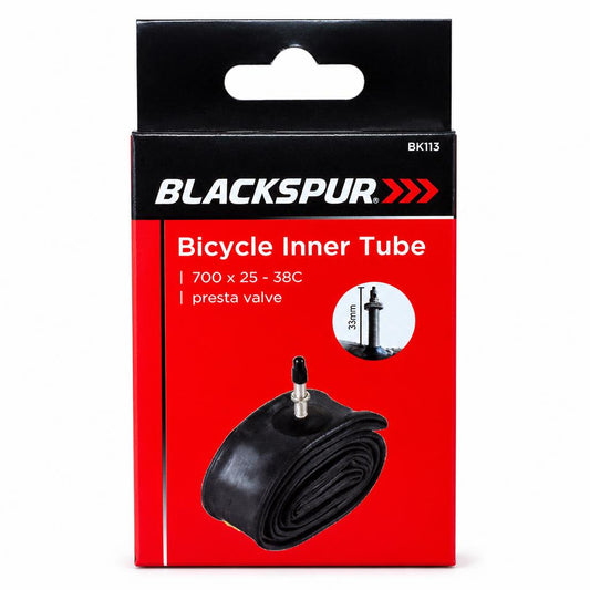 Blackspur Bicycle Inner Tube packaging showing details