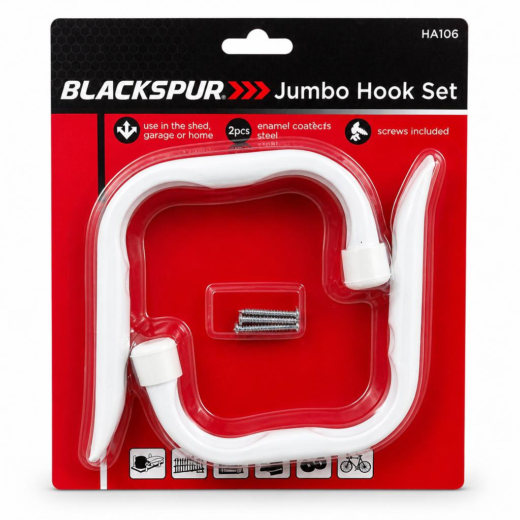 Blackspur Jumbo Hook Set packaging