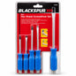 Front view of Blackspur 5pc Hex Shank Screwdriver Set packaging