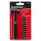 Front packaging of Blackspur 12pc Ratchet Screwdriver Set
