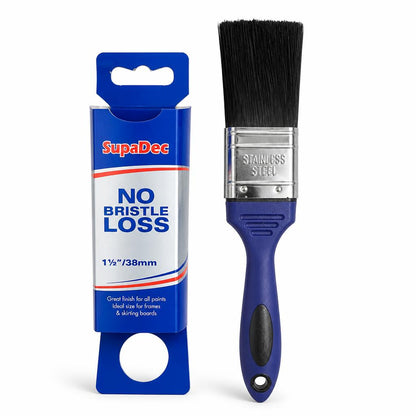 SupaDec paint brush with stainless steel ferrule