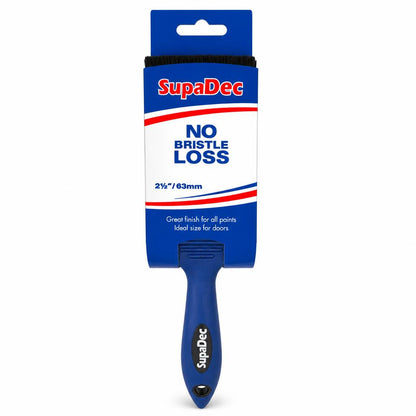 SupaDec 63mm No Bristle Loss Paint Brush packaging