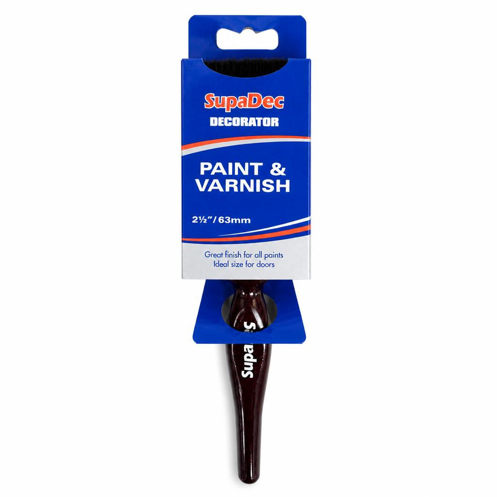SupaDec Decorator Paint & Varnish Brush packaging