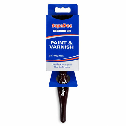SupaDec Decorator Paint & Varnish Brush packaging