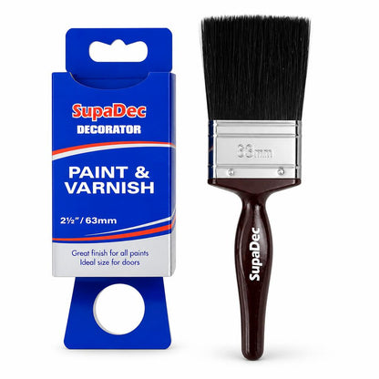 SupaDec Decorator Paint & Varnish Brush and packaging