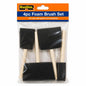 Rustins 4pc Foam Brush Set packaging front