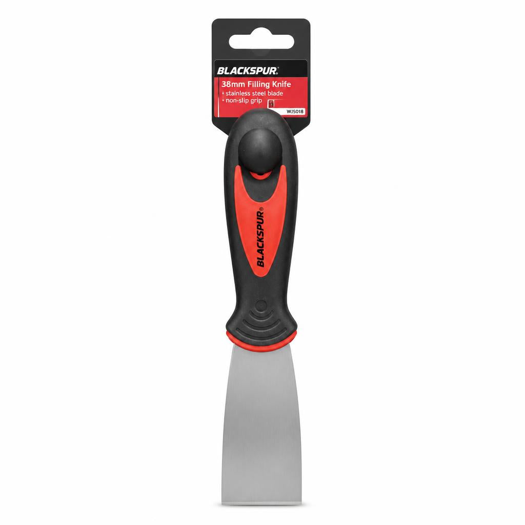 Blackspur 38mm Filling Knife on grey carpet