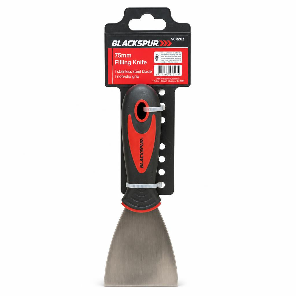 Blackspur 75mm Filling Knife with non-slip grip