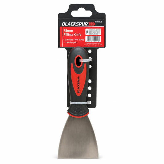 Blackspur 75mm Filling Knife with non-slip grip