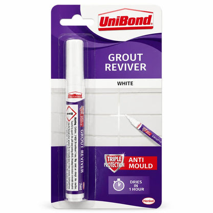 UniBond Grout Reviver White packaging front