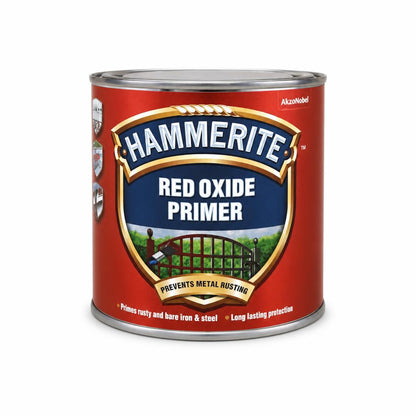 Hammerite Red Oxide Primer can in packaging