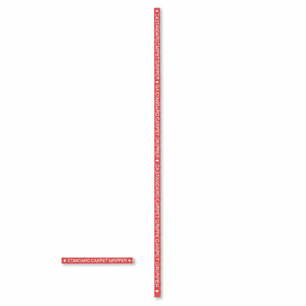 Long standard carpet gripper on floor