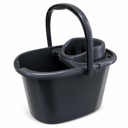 Kitchen Kraze Mop Bucket & Ringer graphite with handle