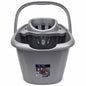 TML Mop Bucket with Wringer in Silver front view