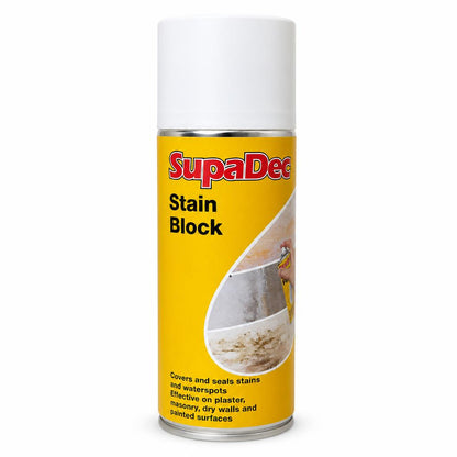 SupaDec Stain Block Spray front packaging