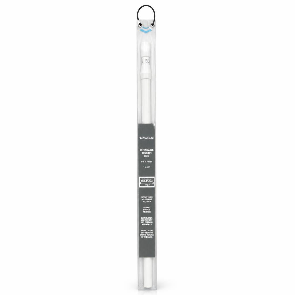 Woodside Extendable Tension Rod in packaging