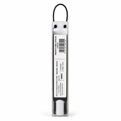 Back view of Woodside Extendable Tension Rod packaging with barcode