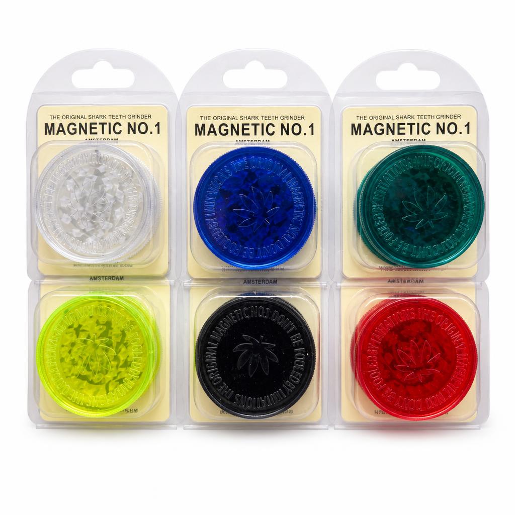 Packaging of Amsterdam Magnetic No.1 Shark Teeth Grinder