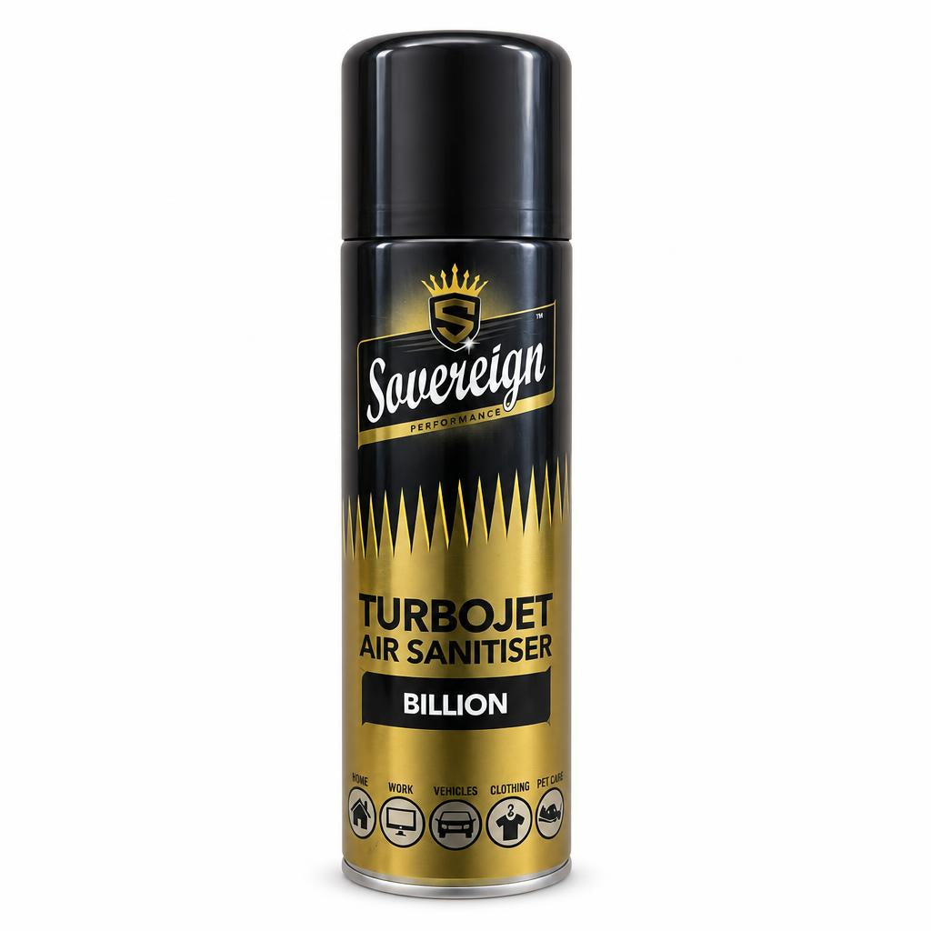 Sovereign Turbojet Air Sanitiser Billion front packaging