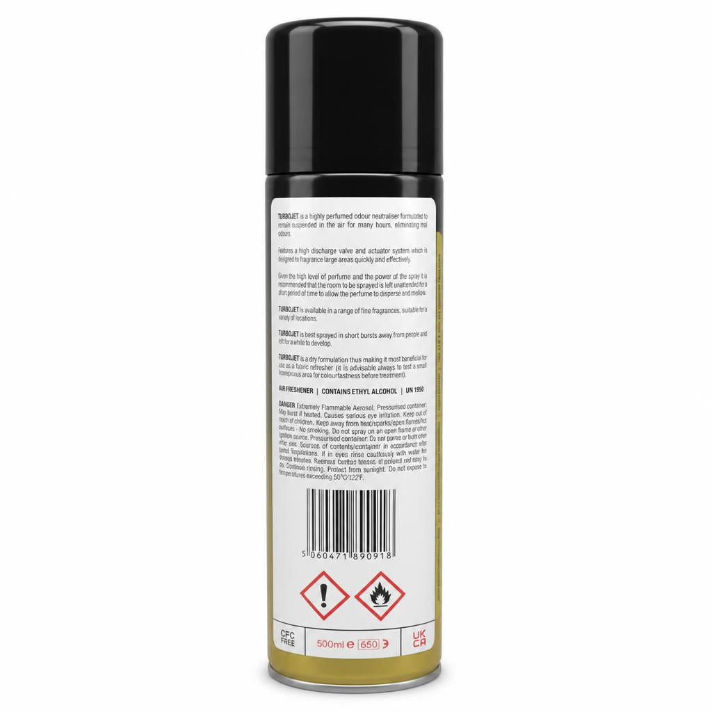Sovereign Turbojet Air Sanitiser Billion back packaging with details