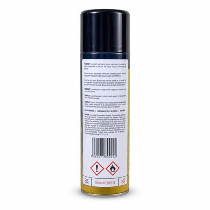 Sovereign Turbojet Air Sanitiser Cherry back view with safety information