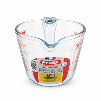 Front view of Pyrex Iconic Measuring Jug 0.5L
