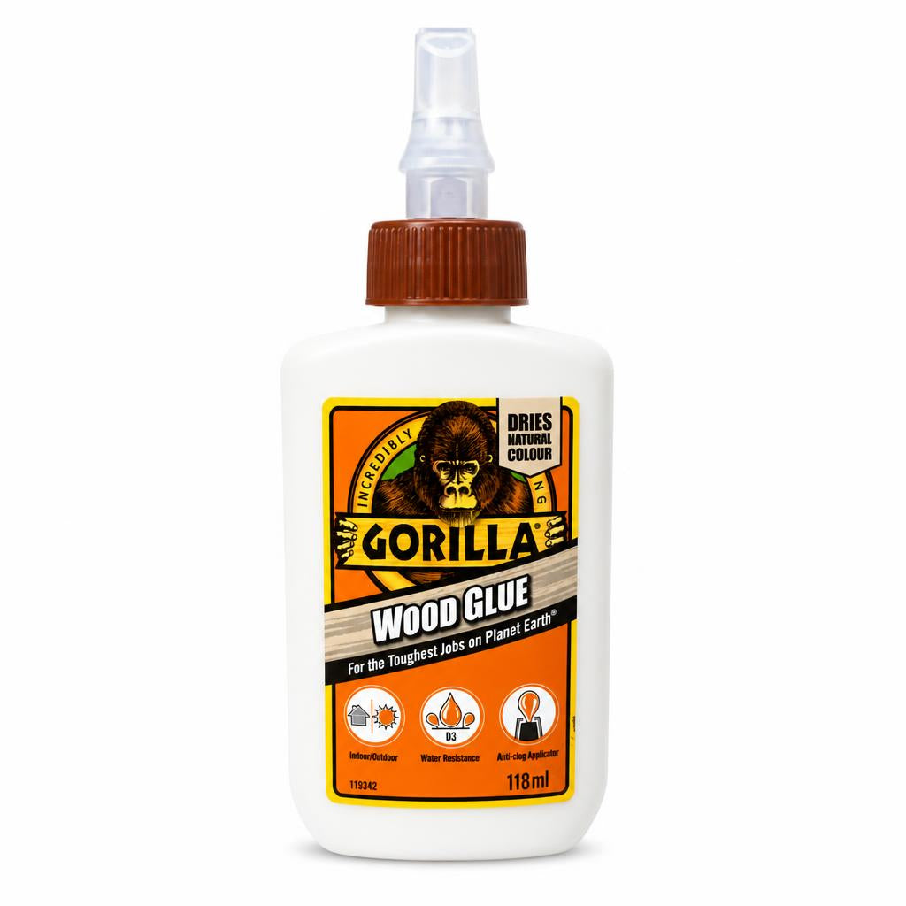 Gorilla Wood Glue bottle front packaging