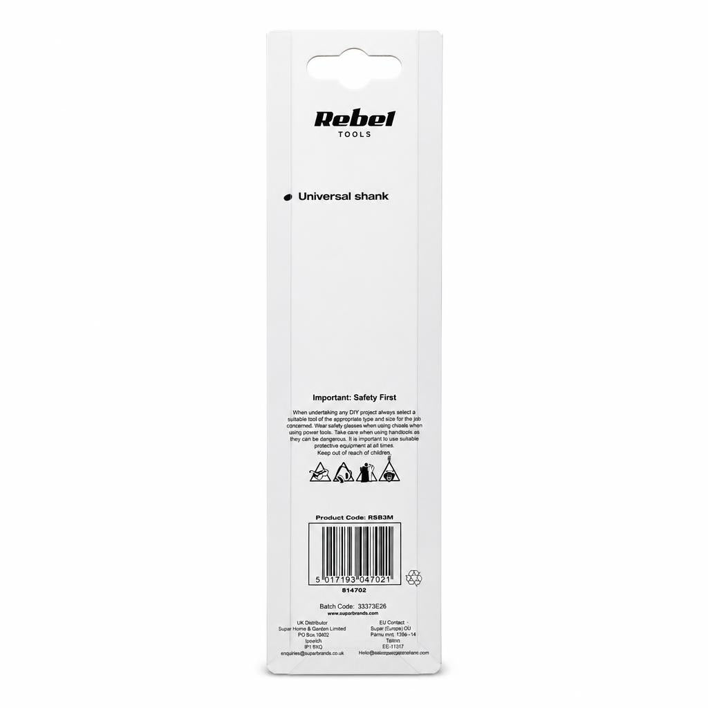 SupaTool Reciprocating Saw Blades packaging back
