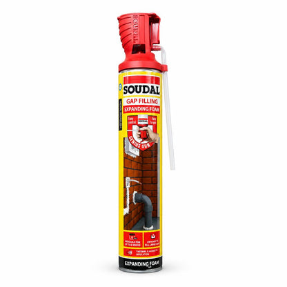 Soudal Gap Filling Expanding Foam Genius Gun packaging