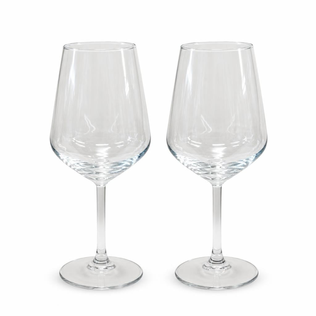 Pasabahce Allegra wine glasses on display