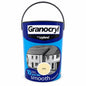 Front view of Granocryl Smooth Masonry Paint Cream tin