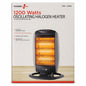 Front view of PowerPlus Oscillating Halogen Heater packaging