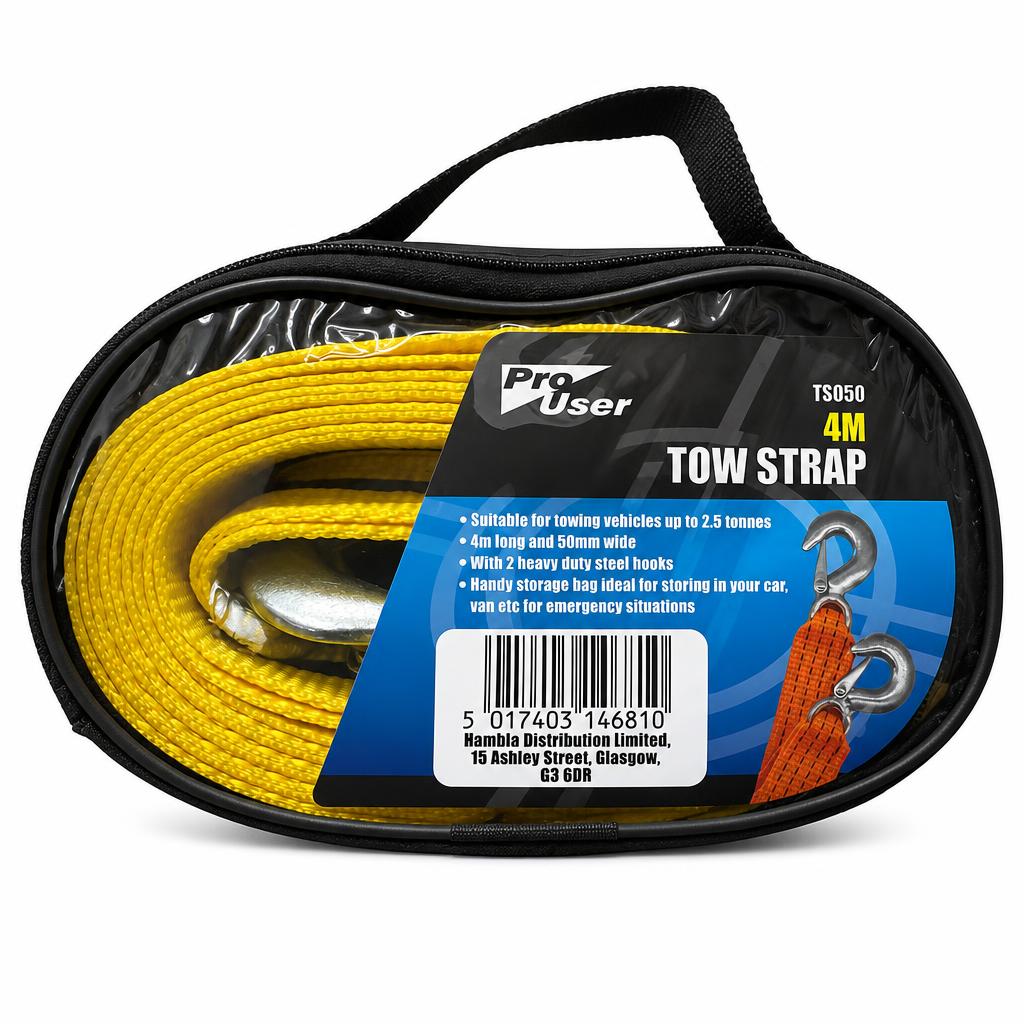 Pro User tow strap in packaging